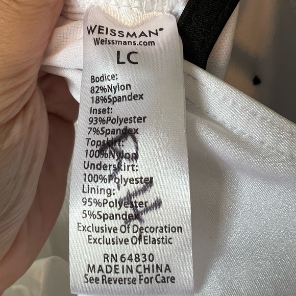 Weissman Dance Costume Pointe Ballet Nessum Dorma 14784 Child Large LC - Picture 6 of 6